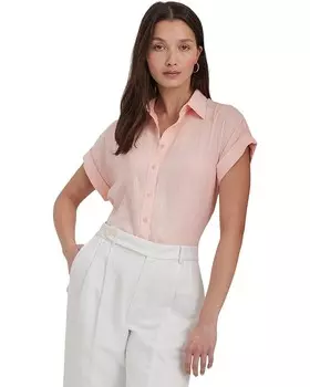 Рубашка LAUREN Ralph Lauren Linen Dolman-Sleeve, цвет Pink Opal