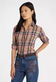 Рубашка Lauren Ralph Lauren РУБАШКА С ДЛИННЫМ РУКАВОМ WAYNOKA, цвет pink/blue multi