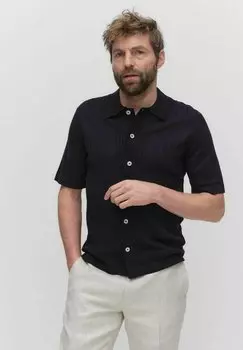 Рубашка LAURENT KNITTED Blck, синий