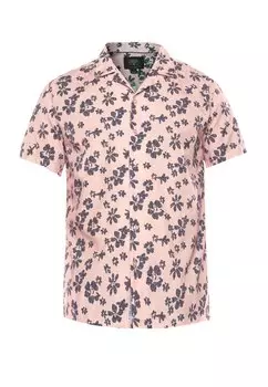 Рубашка Le Temps des Cerises Kurzarm CHEMISE HOMME POSTIR (MC)/SHIRT MAN POSTIR (SHORT SLEEVE), розовый