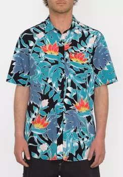 Рубашка LEAF PIT FLORAL Volcom, цвет black