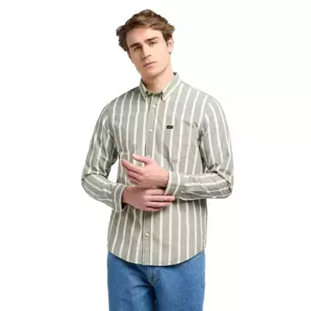 Рубашка Lee 112370546, зеленый