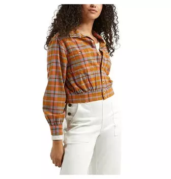 Рубашка Lee Boxy Notch Collar, оранжевый