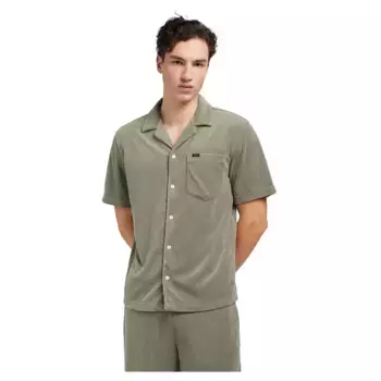 Рубашка Lee Knit Camp, зеленый