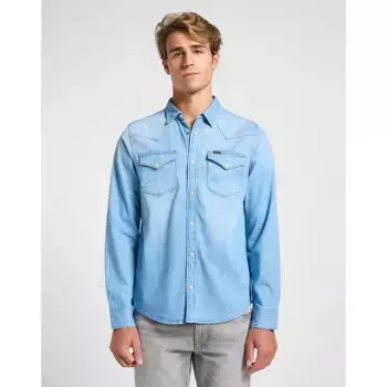 Рубашка Lee Regular Western, синий