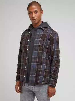 Рубашка Leesure с длинным рукавом Lee, темно-синий/мульти