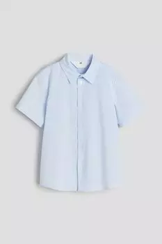 Рубашка «Легкая глажка» H&M, синий