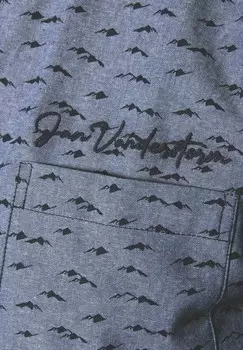 Рубашка LEIFBJORN Jan Vanderstorm, синий