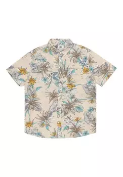Рубашка LEMNAS-KURZRMLIGES Quiksilver, кремовый