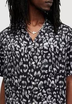 Рубашка Leopaz AllSaints, черный