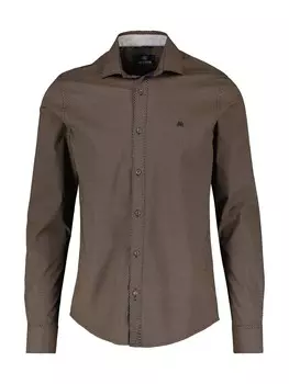 Рубашка LERROS Regular fit Button Up, коричневый