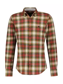 Рубашка LERROS Regular fit Button Up, коричневый