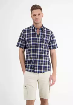 Рубашка LERROS с короткими рукавами "Рубашка LERROS с короткими рукавами *Поплин в клетку*", цвет Lemongrass