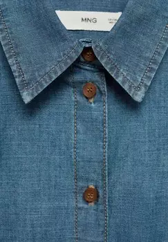 Рубашка LETIZIA Mango, синий