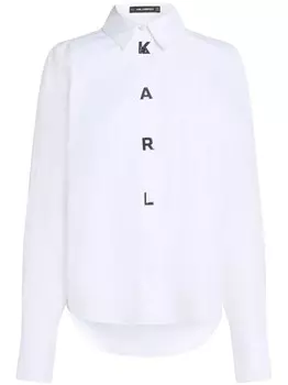 Рубашка Letters Karl Lagerfeld, белый