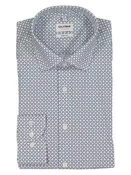 Рубашка Level 5 OLYMP, синий/белый