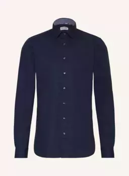 Рубашка level five body fit Olymp, синий