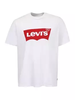 Рубашка Levi's Big & Tall B&T Big Graphic Tee, белый