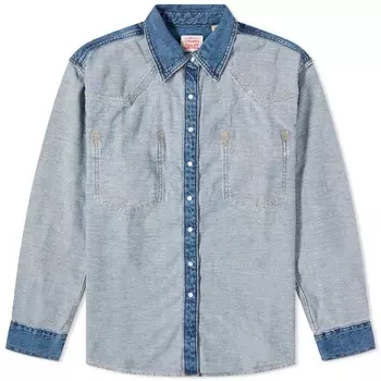 Рубашка Levi's Donovan наизнанку, синий