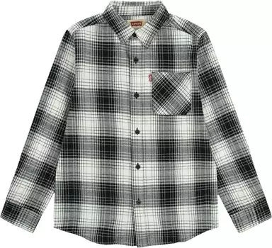 Рубашка Levi's Kids Long Sleeve Flannel Shirt, цвет Sugar Swizzle