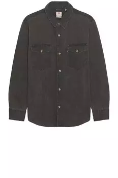 Рубашка LEVI'S Relaxed Fit Western, цвет Black Worn In
