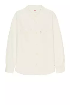 Рубашка LEVI'S Relaxed Fit Western, цвет Fresh Ecru