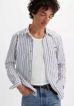 Рубашка Levi's с длинными рукавами "BATTERY HM SHIRT SLIM", синий