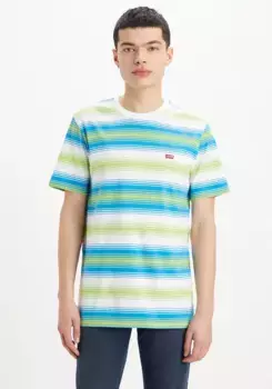 Рубашка Levi's с короткими рукавами "ORIGINAL HM TEE", цвет Swedish Blue Stripe