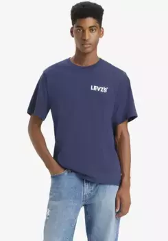 Рубашка Levi's с круглым вырезом "ФУТБОЛКА СВОБОДНОГО ФИТА", цвет Lc Headline Logo Nav