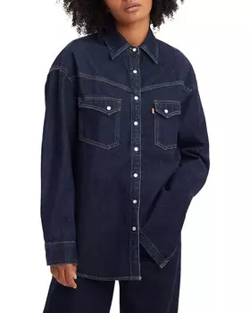 Рубашка Levis джинсовая синий