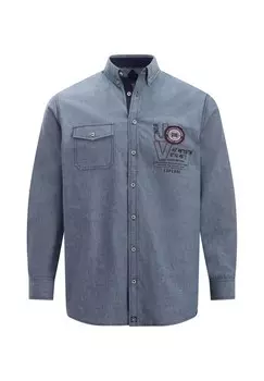 Рубашка LEVTARVIK Jan Vanderstorm, синий