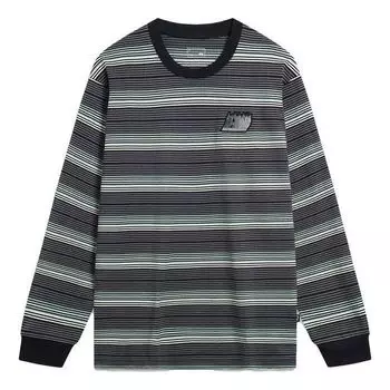Рубашка Li-Ning Classic Lifestyle Stripes Long Sleeve Shirt 'Grey Black' AHST719-4, серый
