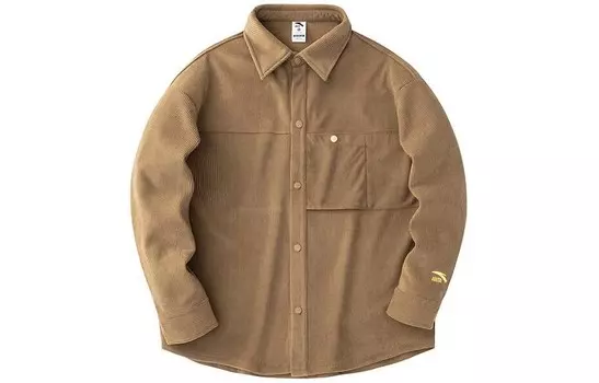Рубашка Life Collection мужская коричневая Anta, коричневый