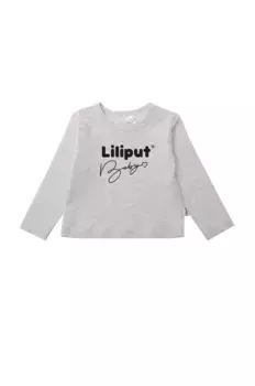 Рубашка Liiput с длинными рукавами "Liiput Baby", на практичных кнопках Liliput, цвет Grau-Meliert