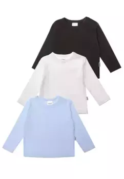 Рубашка Liliput с длинными рукавами, 3 шт., с кнопками на плече, цвет Mehrfarbig