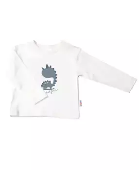 Рубашка Liliput с длинными рукавами "Dino", с кнопками на плече, цвет Ecru