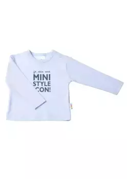 Рубашка Liliput с длинными рукавами и модным принтом, голубой