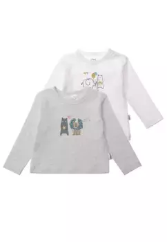 Рубашка Liliput с длинными рукавами и практичными кнопками, белый