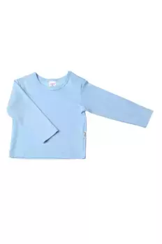 Рубашка Liliput с длинными рукавами из натурального хлопка, голубой