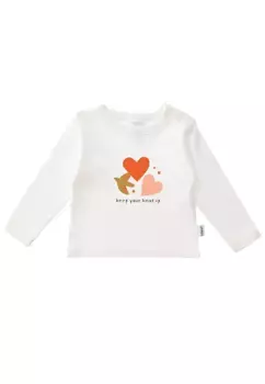 Рубашка Liliput с длинными рукавами "Keep Your Head Up" и удобным круглым вырезом, цвет Ecru