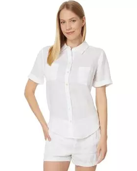 Рубашка Lilly Pulitzer Lynnie Button-Down, цвет Resort White