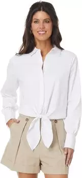 Рубашка Lilly Pulitzer The Tie Lilly Shirt, цвет Resort White