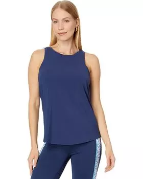 Рубашка Lilly Pulitzer Westley Active Tank UPF 50+, цвет Low Tide Navy