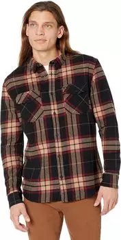 Рубашка Linden Stretch Flannel Quiksilver, цвет Black Linden Stretch