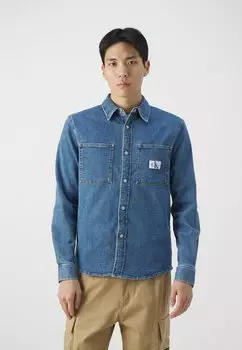 Рубашка LINEAR Calvin Klein Jeans, цвет denim medium