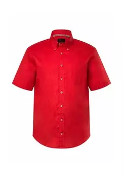 Рубашка LINEN SHIRT SHORTSLEEVE JP1880, темно-красный