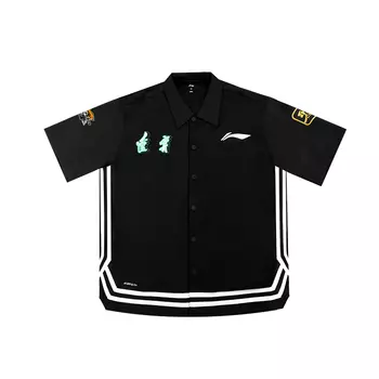Рубашка LiNing CBA Collection унисекс, черная