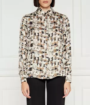Рубашка Liu Jo Regular Fit, бежевый