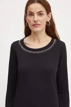 Рубашка Liu Jo с длинными рукавами, черный