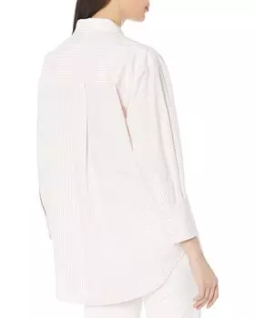 Рубашка Liverpool Los Angeles Oversized Classic Button Front Shirt, цвет Peony Pinstripe